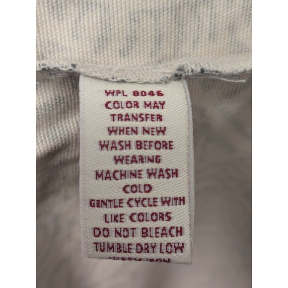 JM Collection Ivory Black Aztec Geometric Canvas Jacket sz XL Block Print - Picture 13 of 13